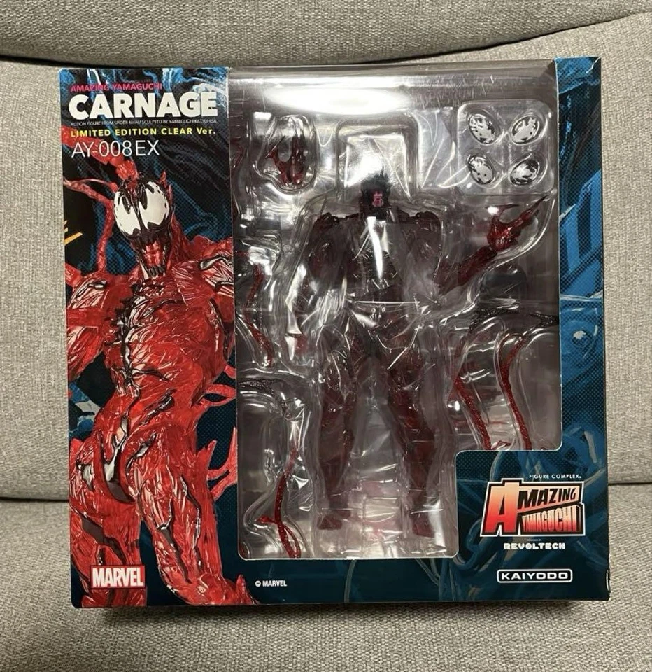 Kaiyodo Amazing Yamaguchi Carnage Venom Edición Limitada Transparente AY-008 EX Ver #783 Foto 1 de 4
