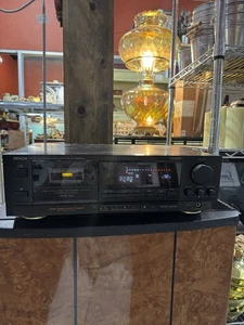 DENON DRM-800A 3 Head Stereo Casette Tape Deck And Remote Very Nice - Picture 1 of 11