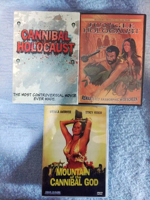 Cannibal Holocaust + Jungle Holocaust + Mountain Of The Cannibal God - Image 1 of 4