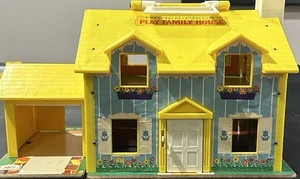 Vintage 1969 Fisher Price Little People Play Family House Only. - Bild 1 von 7