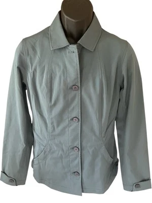 Chaqueta Nau Eco Circle Para Mujer Gris Medio Verde Manga Larga Bolsillos con Botones Foto 1 de 4