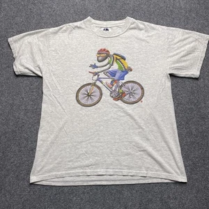Camisa Ropa Backcountry De Colección Para Hombre Grande Gris Motociclista Hormiga Gráfico Ciclismo Años 90 - Imagen 1 de 10