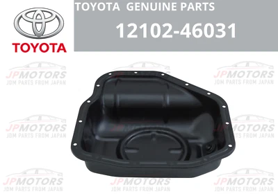 TOYOTA Genuino MK4 Supra JZA80 2JZ-GTE cárter de aceite inferior cárter trasero 12102-46031 NUEVO Foto 1 de 4