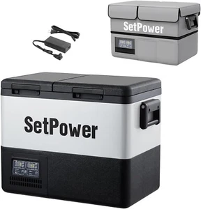 Setpower PT35 Refrigerador Coche con Cubierta para Coche Camping Camión Vehículos Viaje - Imagen 1 de 10