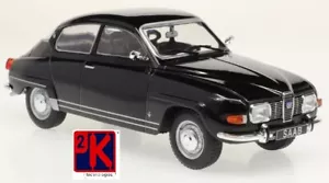 Whitebox WB124051 Saab 96 V4 2 Door Black 1/24th Scale Die Cast Model - T48 Post - Picture 1 of 8