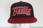 47Brand Nba Chicago Bulls Team Logo Ball Cap Hat ?47 Black Red Nwot