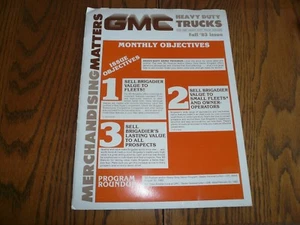 Camión de servicio pesado GMC 1983 carpeta de asuntos de comercialización - vintage - Imagen 1 de 5