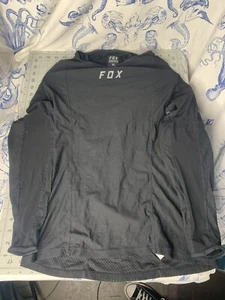 Fox Racing Baseframe Padded Shirt Black Mens XL Preowned (E2) - Picture 1 of 11