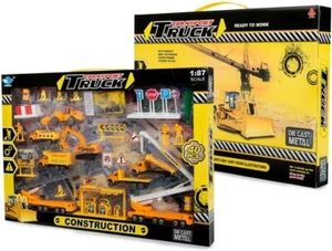 Big Daddy Full Construction Crew Mini Vehicle Trucks Mega Toy Edition 40-piece - Picture 1 of 5