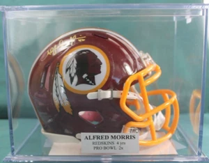 "ALFRED MORRIS " SIGNED WASHINGTON REDSKINS MINI-HELMET  (JSA) - Picture 1 of 3