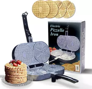 C. Palmer Pizzelle Iron Model 1000, 800 Watts Pizelle Maker Electric, American M - Picture 1 of 12