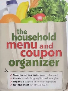 Household Menu & Coupon Organizer Book - Perfect for Traditional Moms, Newlyweds - Picture 1 of 18