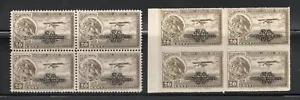 Mexico - Sc# C46 + C49 MNH / Blocks (4) - Lot 0624087 - Picture 1 of 1