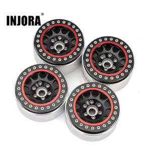 INJORA 1.9 Beadlock Rad CNC Aluminium Felgen Nabe für1:10 RC Crawler - Picture 1 of 9