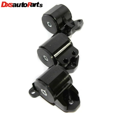 Nuevo kit de montaje de motor de aluminio de poliuretano Billet de 3 pernos 75A para Honda B/D 92-95 Foto 1 de 4