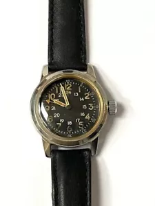 Vintage 1950’s Elgin A-17A MIL-W-6433 Hack Seconds US Military Issued watch - Bild 1 von 2