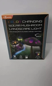 7 COLOR CHANGING SOLAR MUSHROOM LANDSCAPE LIGHT SINGLE PACK FREE SHIPPING - Picture 1 of 9