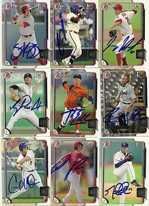 2015 Bowman GREG PICKETT Signed Card autograph rc PHILLIES AURORA, CO