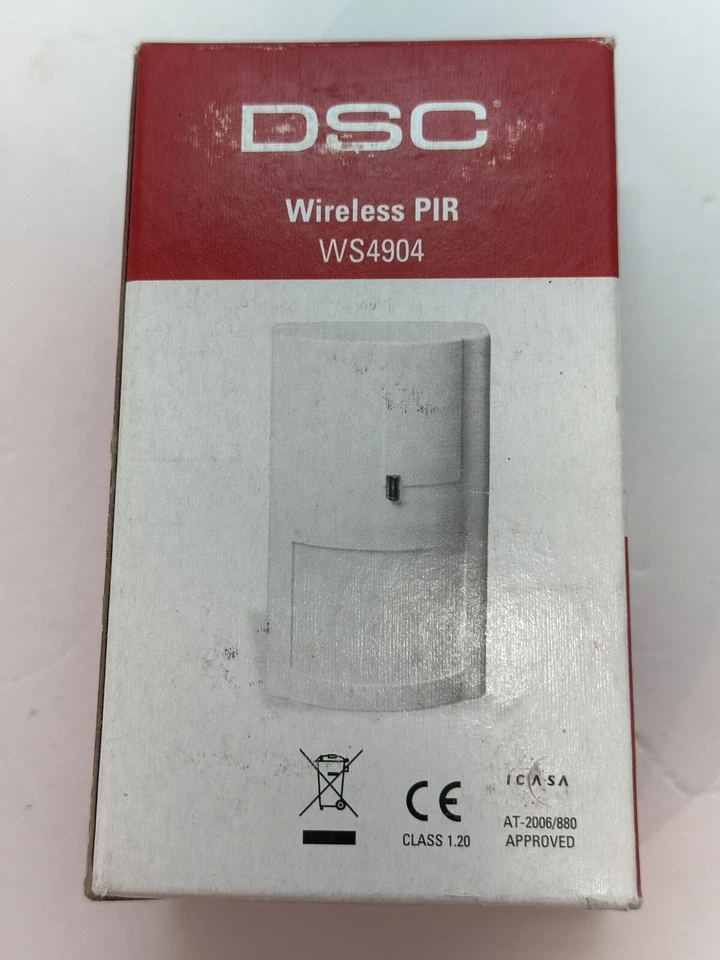 New DSC WS4904P Wireless Pet Immune PIR Motion Sensor, w/ Battery, WS4904 - Image 1 of 2