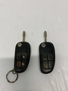Original Jaguar 00-09 OEM Flip Key Less Entry Remote FOB 4 Button Switchblade us - Picture 1 of 4