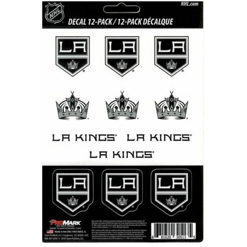 Los Angeles Kings - Set Of 12 Sticker Sheet | eBay