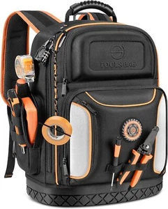 Werkzeugrucksack Tasche, robuste Elektrikertasche für HLK mit schwarz  - Bild 1 von 7