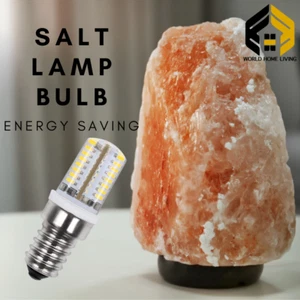 Pack Himalayan Salt Lamp LED Bulb Screw Pygmy Light Set E14 3W = 25W Energy Save - Picture 1 of 5