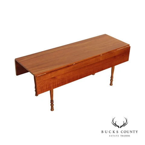 Stickley Vintage Cherry Drop-Leaf Harvest Dining Table Cover