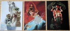 1994 SANJULIAN COLLECTION Metallic Storm FOIL Cards MS2,MS3,MS4 FANTASY ART FPG
