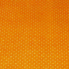 19" x 43" bacons petites taches fausses perles ovales tons orange sur tissu coton