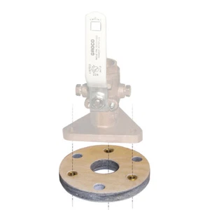 Groco BB-2 STÜTZBLOCK PASSEND FÜR 1 1/4" & 1 1/2" SEACOCKS - Bild 1 von 1