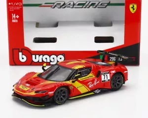 1/43 BURAGO - FERRARI - 296 GT3 3.0L TWIN TURBO V6 N 71 RACING 18-36320-36322 - Foto 1 di 1