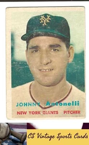 1957 Topps #105 Johnny Antonelli - Picture 1 of 2