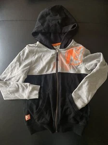 Nerf gray black zip hoodie kids 8 10 Youth M - Picture 1 of 5