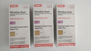 Rugby Nicotine Gum 50 Pieces 4 mg each  Free Shipping