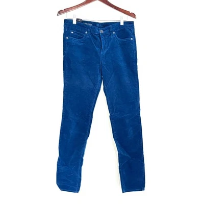 KUT FROM THE KLOTH Womens 8 Indigo Blue Corduroy Diana Skinny Pants Z8 - Image 1 of 4