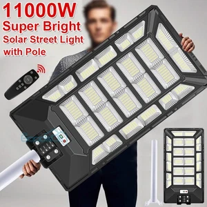 11000W Súper brillante Luz Lamparas LED Luces Solar Exterior Para Patio jardin - Picture 1 of 130