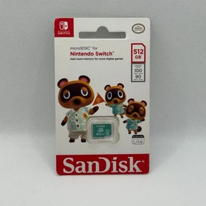 SanDisk 512GB microSDXC Micro SD Card - Nintendo Switch Animal Crossing - NEW - Photo 1 sur 3