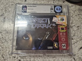 Nintendo 64 N64 Perfect Dark Graded 8.0 WATA CIB MIB Not VGA, CGC Rare