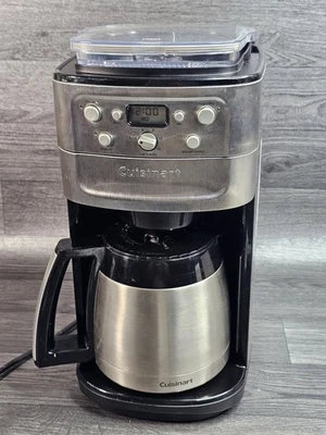 Cuisinart Grind’n Brew Filter Coffee Machine - Silver - With Thermal Silver Jug. - Image 1 of 4