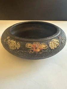 Vtg Tokanabe Ware Japanese Art Pottery Footed Bowl Planter Art Deco 7.5” - Picture 1 of 18