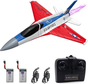 RC Aereo Giocattoli F-16 Fighting Falcon 2.4Ghz 2CH Telecomando Aereo Jet RC Fig - Foto 1 di 7