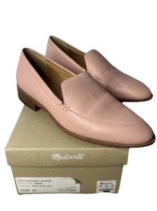 Mocasín Madewell The Frances Cuero Rubor Suave Mujer Talla 10 Nuevo En Caja - Imagen 1 de 6