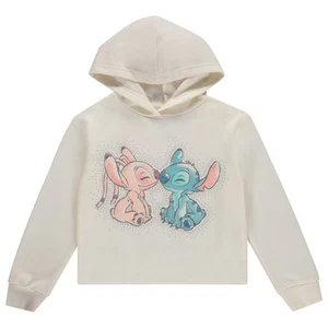 Disney Lilo & Stitch Girls Hoodie - Stitch Skimmer Pull Over Hoodie- Little... - Picture 1 of 26