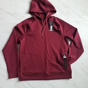 Xersion NWT Train Scuba Popover Hoodie Burgundy Size Medium - Picture 1 of 4