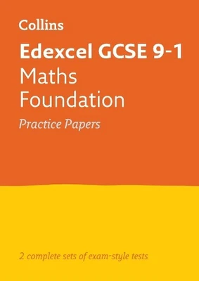 Edexcel GCSE 9-1 Maths Foundation Practice Papers: For the 20... by Collins GCSE Foto 1 de 2
