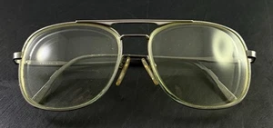 VTG Magnivision Gold Aviator Eye Glasses Frames Only P.D. 62mm Pilot Reader Va1 - Picture 1 of 5