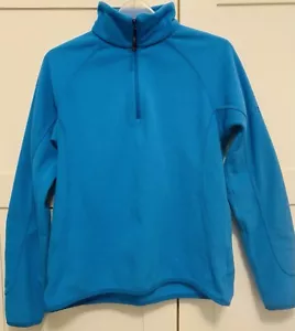Damen Berghaus 1/4 Zip Fleece Größe 12 aquablau leichtes Fleece - Bild 1 von 7
