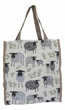Tapestry Grocery Bag Spring Lamb Sheep design Multi-coloured 