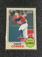 2017 Topps Heritage Carlos Correa Action Variation SP #430B Houston Astros